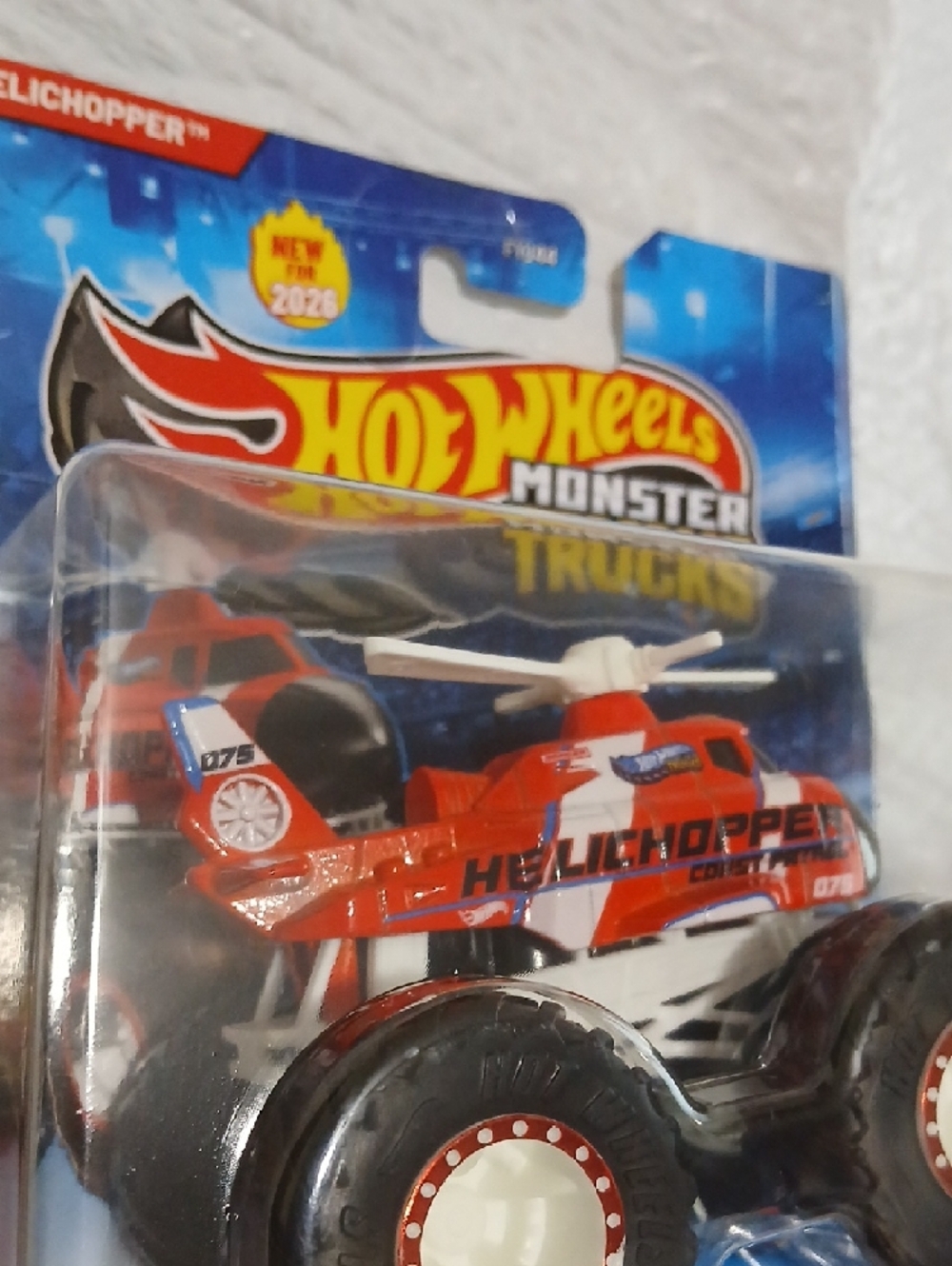 Hot Wheels Monster Trucks Helichopper Toy - Red - Picture 2 of 3